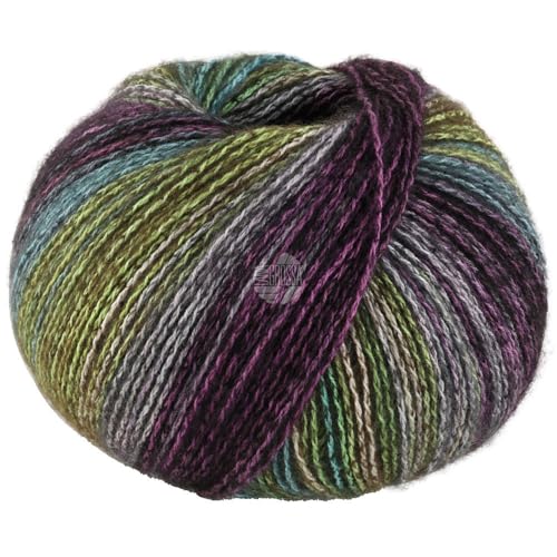 LANA GROSSA Gianna | Baumwolle, weichen Merino- und Kaschmirfasern | Handstrickgarn aus 80% Cotton (Bio), 15% Virgin Wool (Merino) & 5% Cashmere | 50g Wolle, Stricken & Häkeln | 180m Garn FB 6 von Lana Grossa