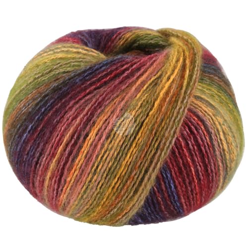 LANA GROSSA Gianna | Baumwolle, weichen Merino- und Kaschmirfasern | Handstrickgarn aus 80% Cotton (Bio), 15% Virgin Wool (Merino) & 5% Cashmere | 50g Wolle, Stricken & Häkeln | 180m Garn FB 10 von Lana Grossa