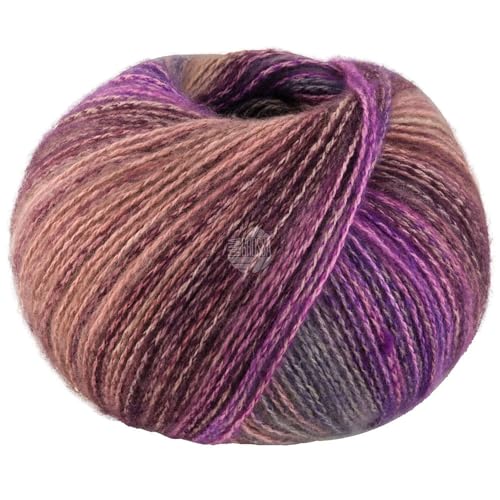 LANA GROSSA Gianna | Baumwolle, weichen Merino- und Kaschmirfasern | Handstrickgarn aus 80% Cotton (Bio), 15% Virgin Wool (Merino) & 5% Cashmere | 50g Wolle, Stricken & Häkeln | 180m Garn FB 3 von Lana Grossa