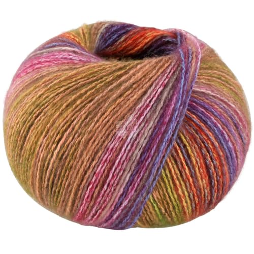 LANA GROSSA Gianna | Baumwolle, weichen Merino- und Kaschmirfasern | Handstrickgarn aus 80% Cotton (Bio), 15% Virgin Wool (Merino) & 5% Cashmere | 50g Wolle, Stricken & Häkeln | 180m Garn FB 2 von Lana Grossa