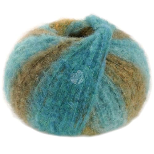 LANA GROSSA Gigante | Handstrickgarn aus 70% Alpaka (Fein) & 30% Polyamid | 100g Wolle zum Stricken & Häkeln | 300m Garn | Petrol/Seegrün/Olivgrün/Helloliv - 8 LANA GROSSA Gigante | Handstrickgarn aus 70% Alpaka (Fein) & 30% Polyamid | 100g Wolle zum Stricken & Häkeln | 300m Garn | Petrol/Seegrün/Olivgrün/Helloliv - 8 von Lana Grossa