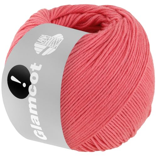 LANA GROSSA Glamcot | Zart glänzende, multifile Baumwoll-Viskosemischung | Handstrickgarn aus 60% Lyocell (Tencel TM) & 40% Baumwolle | 50g Wolle zum Stricken & Häkeln | 155m Garn FB 6 von Lana Grossa