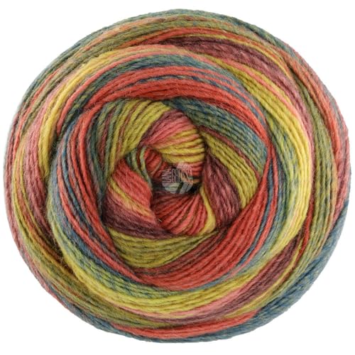 LANA GROSSA Gomitolo Arte | Dochtgarn mit unterschiedlichen Degrade-Farbverläufen | Handstrickgarn aus 60% Schurwolle & 40% Polyacryl | 200g Wolle zum Stricken & Häkeln | 700m Garn FB 1019 LANA GROSSA Gomitolo Arte | Dochtgarn mit unterschiedlichen Degrade-Farbverläufen | Handstrickgarn aus 60% Schurwolle & 40% Polyacryl | 200g Wolle zum Stricken & Häkeln | 700m Garn FB 1019 von Lana Grossa