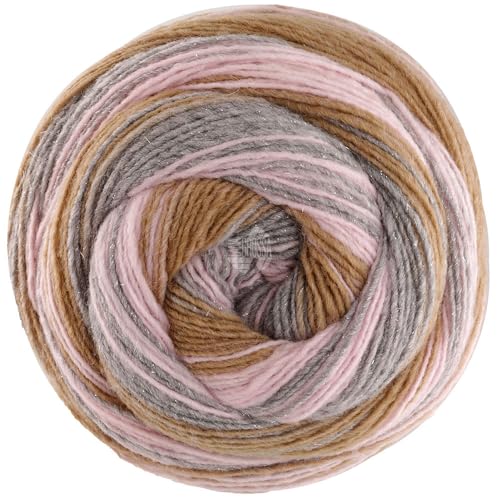 LANA GROSSA Gomitolo Gala| Dochtgarn im Farbverlauf mit dezentem Lurex-Effekt | Handstrickgarn aus 60% Schurwolle, 38% Polyacryl & 2% Polyester | 200g Wolle zum Stricken & Häkeln | 700m, FB 4025 LANA GROSSA Gomitolo Gala| Dochtgarn im Farbverlauf mit dezentem Lurex-Effekt | Handstrickgarn aus 60% Schurwolle, 38% Polyacryl & 2% Polyester | 200g Wolle zum Stricken & Häkeln | 700m, FB 4025 von Lana Grossa