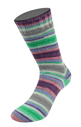 LANA GROSSA Landlust die Sockenwolle | Garn aus Merinowolle in verschiedenen Farben | Handstrickgarn aus 80% Schurwolle (Merino) & 20% Polyamid | 100g Wolle zum Stricken & Häkeln | 420m Garn von Lana Grossa
