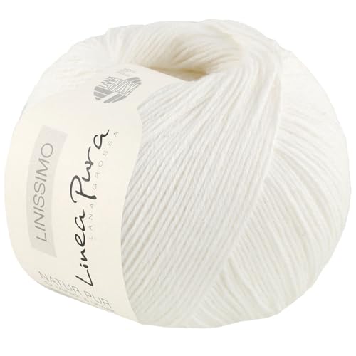 LANA GROSSA Linissimo | Leichtes, locker verzwirntes Baumwoll-Leinengarn | Handstrickgarn aus 50% Baumwolle & 50% Leinen | 50g Wolle zum Stricken & Häkeln | 187m Garn FB1 LANA GROSSA Linissimo | Leichtes, locker verzwirntes Baumwoll-Leinengarn | Handstrickgarn aus 50% Baumwolle & 50% Leinen | 50g Wolle zum Stricken & Häkeln | 187m Garn FB1 von Lana Grossa