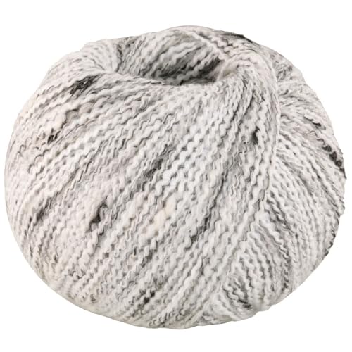 LANA GROSSA Maglia | Sommer-Tweedgarn aus Baumwolle, mit einem bunten Effektgarn verzwirnt | Handstrickgarn aus 92% Baumwolle & 8% Polyester | 50g Wolle zum Stricken & Häkeln | 155m Garn FB10 von Lana Grossa