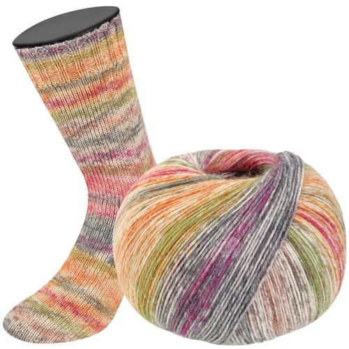 LANA GROSSA Meilenweit 100 Alpaca | Kuschelweiches Alpaka-Sockengarn, im Wollprogramm bis 30°C | Handstrickgarn aus 70% Alpaka & 30% Polyamid | 100g Wolle zum Stricken & Häkeln | 420m Garn LANA GROSSA Meilenweit 100 Alpaca | Kuschelweiches Alpaka-Sockengarn, im Wollprogramm bis 30°C | Handstrickgarn aus 70% Alpaka & 30% Polyamid | 100g Wolle zum Stricken & Häkeln | 420m Garn von Lana Grossa