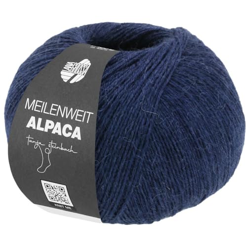 LANA GROSSA Meilenweit 100 Alpaca | Kuschelweiches Alpaka-Sockengarn, im Wollprogramm bis 30°C | Handstrickgarn aus 70% Alpaka & 30% Polyamid | 100g Wolle zum Stricken & Häkeln | 420m Garn LANA GROSSA Meilenweit 100 Alpaca | Kuschelweiches Alpaka-Sockengarn, im Wollprogramm bis 30°C | Handstrickgarn aus 70% Alpaka & 30% Polyamid | 100g Wolle zum Stricken & Häkeln | 420m Garn von Lana Grossa