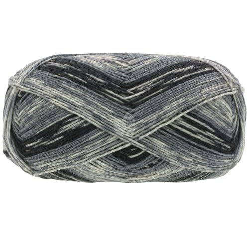 LANA GROSSA Meilenweit 100 Denim Mix | Sockenklassiker, bedruckt und waschmaschinenfest | Handstrickgarn aus 75% Schurwolle & 25% Polyamid | 100g Wolle, Stricken & Häkeln | 420m Garn FB 9640 LANA GROSSA Meilenweit 100 Denim Mix | Sockenklassiker, bedruckt und waschmaschinenfest | Handstrickgarn aus 75% Schurwolle & 25% Polyamid | 100g Wolle, Stricken & Häkeln | 420m Garn FB 9640 von Lana Grossa