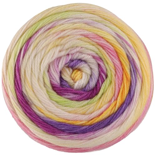 LANA GROSSA Meilenweit 100 Dusk | Sockenklassiker, bedruckt und waschmaschinenfest | Handstrickgarn aus 80% Schurwolle (Merino) & 20% Polyamid | 100g Wolle zum Stricken & Häkeln | 400m Garn FB6212 von Lana Grossa