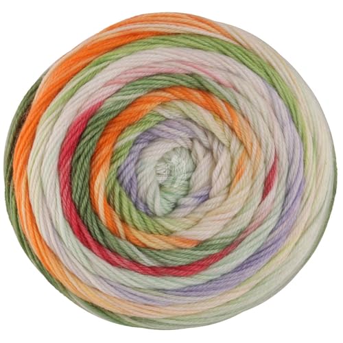 LANA GROSSA Meilenweit 100 Dusk | Sockenklassiker, bedruckt und waschmaschinenfest | Handstrickgarn aus 80% Schurwolle (Merino) & 20% Polyamid | 100g Wolle zum Stricken & Häkeln | 400m Garn von Lana Grossa