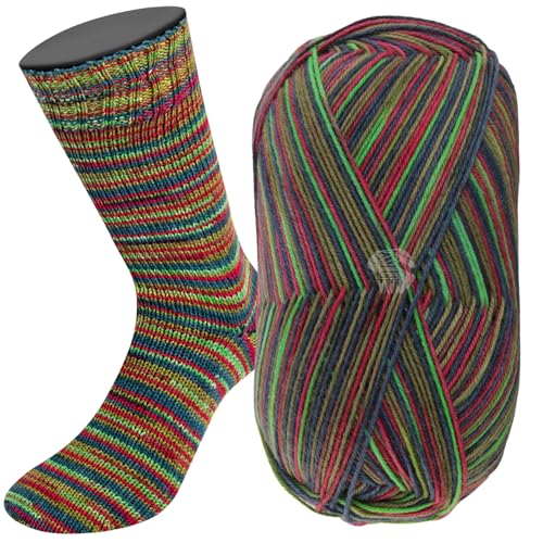LANA GROSSA Meilenweit 100 Merino extrafine | Hochwertiges Sockengarn, waschmaschinenfest | Handstrickgarn aus 75% Schurwolle & 25% Polyamid | 100g Wolle zum Stricken & Häkeln | 420m Garn LANA GROSSA Meilenweit 100 Merino extrafine | Hochwertiges Sockengarn, waschmaschinenfest | Handstrickgarn aus 75% Schurwolle & 25% Polyamid | 100g Wolle zum Stricken & Häkeln | 420m Garn von Lana Grossa