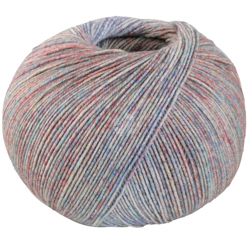 LANA GROSSA Meilenweit 100 Merino extrafine Shades | Hochwertiges Sockengarn, waschmaschinenfest | Handstrickgarn aus 75% Schurwolle & 25% Polyamid | 100g Wolle zum Stricken & Häkeln | 420m Garn von Lana Grossa