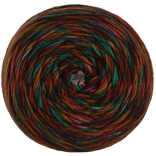 LANA GROSSA Meilenweit 100 Sooty | Extrafeines Merinogarn im klassischen hand-dyed Verfahren | Handstrickgarn aus 75% Schurwolle & 25% Polyamid | 100g Wolle zum Stricken & Häkeln | 400m Garn FB 6221 LANA GROSSA Meilenweit 100 Sooty | Extrafeines Merinogarn im klassischen hand-dyed Verfahren | Handstrickgarn aus 75% Schurwolle & 25% Polyamid | 100g Wolle zum Stricken & Häkeln | 400m Garn FB 6221 von Lana Grossa