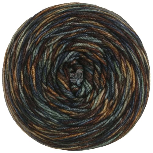 LANA GROSSA Meilenweit 100 Sooty | Extrafeines Merinogarn im klassischen hand-dyed Verfahren | Handstrickgarn aus 75% Schurwolle & 25% Polyamid | 100g Wolle zum Stricken & Häkeln | 400m Garn FB 6226 LANA GROSSA Meilenweit 100 Sooty | Extrafeines Merinogarn im klassischen hand-dyed Verfahren | Handstrickgarn aus 75% Schurwolle & 25% Polyamid | 100g Wolle zum Stricken & Häkeln | 400m Garn FB 6226 von Lana Grossa