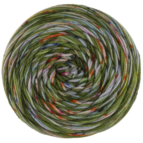 LANA GROSSA Meilenweit 100 Spray | Hochwertiges Sockengarn aus Merinowolle mit Druckeffekt, waschmaschinenfest | Handstrickgarn aus & 20% Polyamid| 100g Wolle zum Stricken & Häkeln | 400m Garn LANA GROSSA Meilenweit 100 Spray | Hochwertiges Sockengarn aus Merinowolle mit Druckeffekt, waschmaschinenfest | Handstrickgarn aus & 20% Polyamid| 100g Wolle zum Stricken & Häkeln | 400m Garn von Lana Grossa