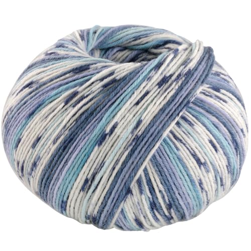 LANA GROSSA Meilenweit 6-Fach Alpaca | Kuschelweiches Alpaka-Sockengarn, waschmaschinenfest | Handstrickgarn aus 50% Alpaka, 20% Schurwolle & 30% Polyamid | 150g Wolle zum Stricken & Häkeln | 390m von Lana Grossa