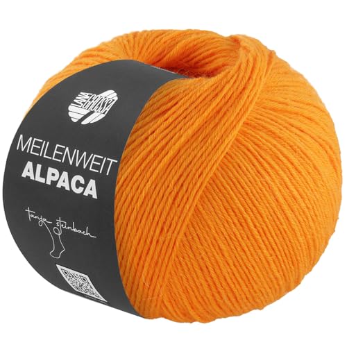 LANA GROSSA Meilenweit 6-Fach Alpaca | Kuschelweiches Alpaka-Sockengarn, waschmaschinenfest | Handstrickgarn aus 50% Alpaka, 20% Schurwolle & 30% Polyamid | 150g Wolle zum Stricken & Häkeln | 390m LANA GROSSA Meilenweit 6-Fach Alpaca | Kuschelweiches Alpaka-Sockengarn, waschmaschinenfest | Handstrickgarn aus 50% Alpaka, 20% Schurwolle & 30% Polyamid | 150g Wolle zum Stricken & Häkeln | 390m von Lana Grossa