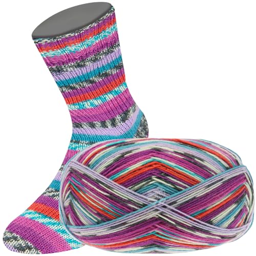 LANA GROSSA Meilenweit 6-fach 150 | 6-fädiger Sockenklassiker, waschmaschinenfest | Handstrickgarn 80% Schurwolle & 20% Polyamid | 150g Wolle zum Stricken & Häkeln | 390m Garn LANA GROSSA Meilenweit 6-fach 150 | 6-fädiger Sockenklassiker, waschmaschinenfest | Handstrickgarn 80% Schurwolle & 20% Polyamid | 150g Wolle zum Stricken & Häkeln | 390m Garn von Lana Grossa