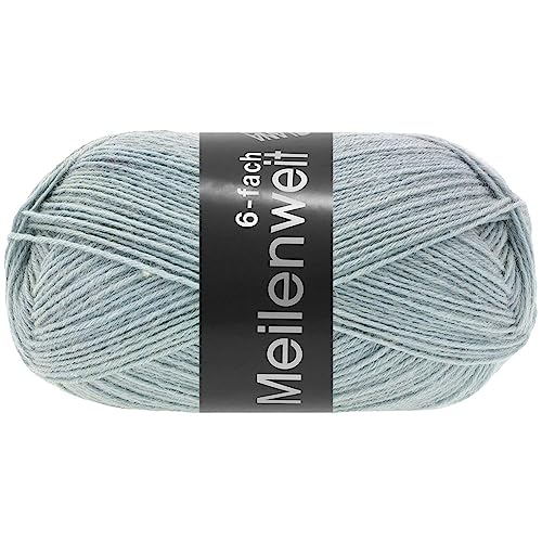 LANA GROSSA Meilenweit 6-fach 150 | 6-fädiger Sockenklassiker, waschmaschinenfest | Handstrickgarn 80% Schurwolle & 20% Polyamid | 150g Wolle zum Stricken & Häkeln | 390m Garn LANA GROSSA Meilenweit 6-fach 150 | 6-fädiger Sockenklassiker, waschmaschinenfest | Handstrickgarn 80% Schurwolle & 20% Polyamid | 150g Wolle zum Stricken & Häkeln | 390m Garn von Lana Grossa