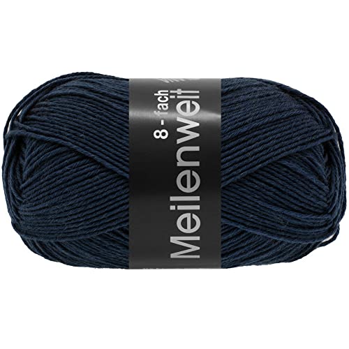 LANA GROSSA Meilenweit 8-fach 150 | 8-faches Sockengarn, waschmaschinenfest | Handstrickgarn 80% Schurwolle & 20% Polyamid | 150g Wolle zum Stricken & Häkeln | 315m Garn LANA GROSSA Meilenweit 8-fach 150 | 8-faches Sockengarn, waschmaschinenfest | Handstrickgarn 80% Schurwolle & 20% Polyamid | 150g Wolle zum Stricken & Häkeln | 315m Garn von Lana Grossa