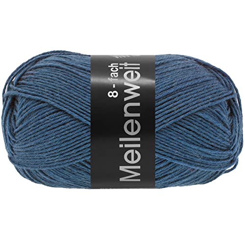 LANA GROSSA Meilenweit 8-fach 150 | 8-faches Sockengarn, waschmaschinenfest | Handstrickgarn 80% Schurwolle & 20% Polyamid | 150g Wolle zum Stricken & Häkeln | 315m Garn FB9614 LANA GROSSA Meilenweit 8-fach 150 | 8-faches Sockengarn, waschmaschinenfest | Handstrickgarn 80% Schurwolle & 20% Polyamid | 150g Wolle zum Stricken & Häkeln | 315m Garn FB9614 von Lana Grossa