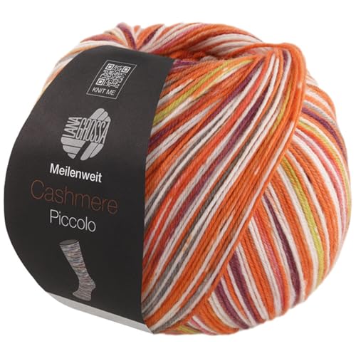 LANA GROSSA Meilenweit Cashmere | Hochwertiges Sockengarn mit Kaschmir-Anteil, waschmaschinenfest | Handstrickgarn aus Schurwolle, Polyamid & Kaschmir | 100g Wolle zum Stricken & Häkeln | 420m Garn LANA GROSSA Meilenweit Cashmere | Hochwertiges Sockengarn mit Kaschmir-Anteil, waschmaschinenfest | Handstrickgarn aus Schurwolle, Polyamid & Kaschmir | 100g Wolle zum Stricken & Häkeln | 420m Garn von Lana Grossa