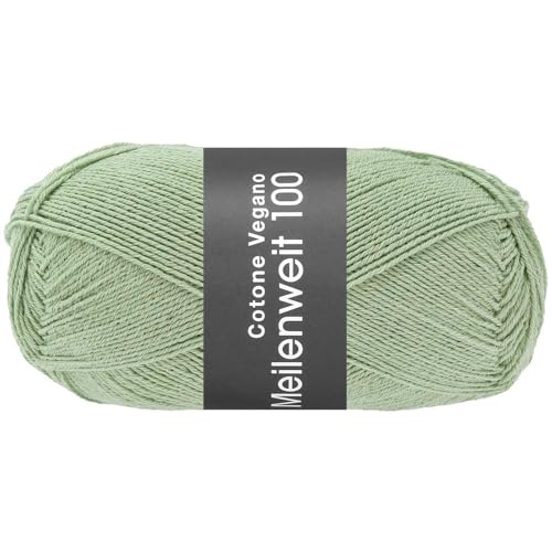 LANA GROSSA Meilenweit Cotone Vegano| Die Alternative ohne tierische Fasern | Handstrickgarn aus 76% Baumwolle, 14% Polyamid & 10% Polyester | 100g Wolle zum Stricken & Häkeln | 420m Garn FB21 LANA GROSSA Meilenweit Cotone Vegano| Die Alternative ohne tierische Fasern | Handstrickgarn aus 76% Baumwolle, 14% Polyamid & 10% Polyester | 100g Wolle zum Stricken & Häkeln | 420m Garn FB21 von Lana Grossa