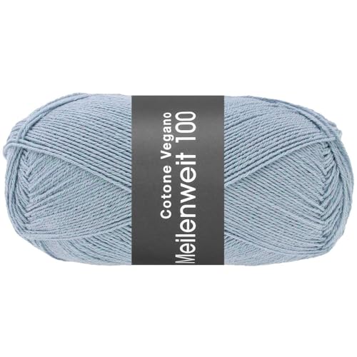 LANA GROSSA Meilenweit Cotone Vegano| Die Alternative ohne tierische Fasern | Handstrickgarn aus 76% Baumwolle, 14% Polyamid & 10% Polyester | 100g Wolle zum Stricken & Häkeln | 420m Garn FB24 LANA GROSSA Meilenweit Cotone Vegano| Die Alternative ohne tierische Fasern | Handstrickgarn aus 76% Baumwolle, 14% Polyamid & 10% Polyester | 100g Wolle zum Stricken & Häkeln | 420m Garn FB24 von Lana Grossa
