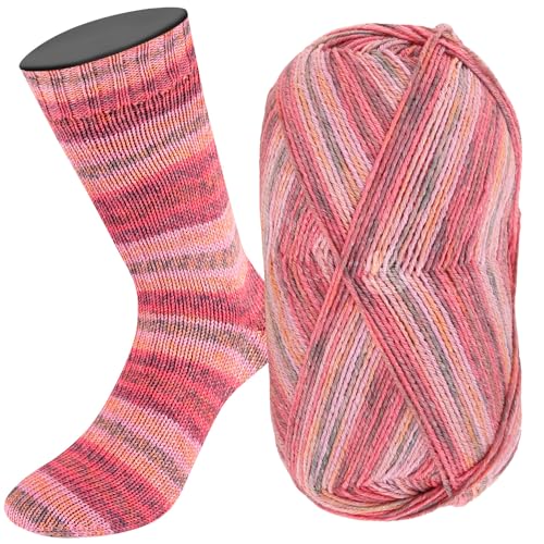 LANA GROSSA Meilenweit Cotone Vegano Isola | 4-fädiger Baumwoll-Sockenklassiker, waschmaschinenfest | Handstrickgarn aus 76% Baumwolle, 14% Polyamid & 10% Polyester | 100g Wolle | 420m Garn LANA GROSSA Meilenweit Cotone Vegano Isola | 4-fädiger Baumwoll-Sockenklassiker, waschmaschinenfest | Handstrickgarn aus 76% Baumwolle, 14% Polyamid & 10% Polyester | 100g Wolle | 420m Garn von Lana Grossa