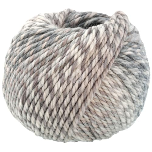 LANA GROSSA Merino Twister | 3-fach verzwirntes Dochtgarn aus Merino superwash & Acryl (Premium anti-pilling) | Bedruckter Farbverlauf im Einzelfaden | 100g Wolle, Stricken & Häkeln | 80m Garn FB2 von Lana Grossa