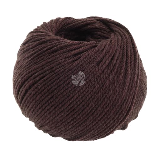LANA GROSSA Merino Uno | Klassische Merinowolle mit Superwash-Ausrüstung | Handstrickgarn aus 100% Schurwolle (Merino) | 50g Wolle zum Stricken & Häkeln | 125m Garn FB50 von Lana Grossa