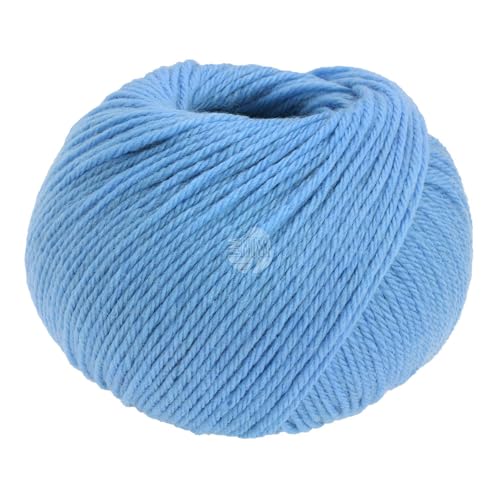 LANA GROSSA Merino Uno | Klassische Merinowolle mit Superwash-Ausrüstung | Handstrickgarn aus 100% Schurwolle (Merino) | 50g Wolle zum Stricken & Häkeln | 125m Garn FB54 von Lana Grossa