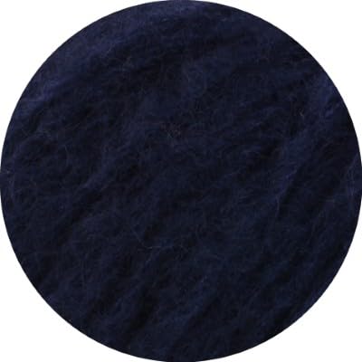LANA GROSSA Mohair Di Gio | Locker verzwirntes Garn | Handstrickgarn aus 55% Mohair (Superkid) & 45% Schurwolle (Merino superfein) | 50g Wolle zum Stricken & Häkeln | 85m Garn FB 11 von Lana Grossa