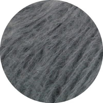 LANA GROSSA Mohair Di Gio | Locker verzwirntes Garn | Handstrickgarn aus 55% Mohair (Superkid) & 45% Schurwolle (Merino superfein) | 50g Wolle zum Stricken & Häkeln | 85m Garn FB 15 von Lana Grossa