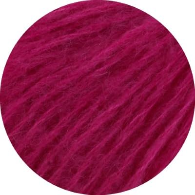 LANA GROSSA Mohair Di Gio | Locker verzwirntes Garn | Handstrickgarn aus 55% Mohair (Superkid) & 45% Schurwolle (Merino superfein) | 50g Wolle zum Stricken & Häkeln | 85m Garn FB 3 von Lana Grossa