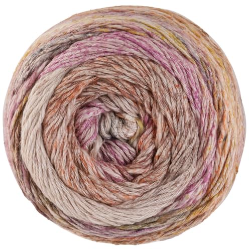 LANA GROSSA Mosaico | Locker verzwirntes Leinen-Viskosegarn mit Baumwollflammen und Streifendruck | Handstrickgarn aus 54% Baumwolle, Leinen & Viskose | 100g Wolle zum Stricken & Häkeln | 270m Garn LANA GROSSA Mosaico | Locker verzwirntes Leinen-Viskosegarn mit Baumwollflammen und Streifendruck | Handstrickgarn aus 54% Baumwolle, Leinen & Viskose | 100g Wolle zum Stricken & Häkeln | 270m Garn von Lana Grossa