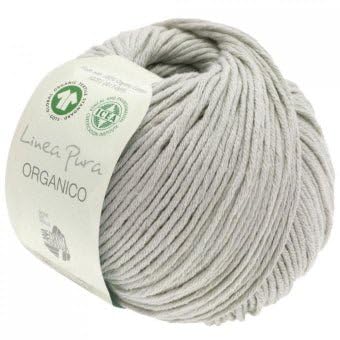 LANA GROSSA Organico | Klassiker aus Bio-Baumwolle | Handstrickgarn aus 100% Bio Baumwolle | 50g Wolle zum Stricken & Häkeln | 90m Garn von Lana Grossa