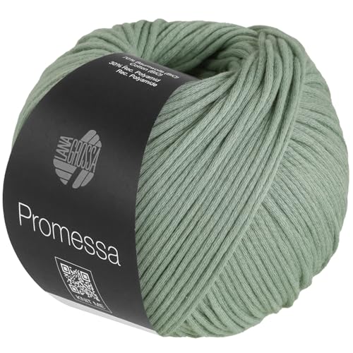 LANA GROSSA Promessa | Weich gefülltes Schlauchgarn aus Bio-Baumwolle und Polyamid | Handstrickgarn aus 70% Bio-Baumwolle & 30% Polyamid | 50g Wolle zum Stricken & Häkeln | 125m Garn FB16 LANA GROSSA Promessa | Weich gefülltes Schlauchgarn aus Bio-Baumwolle und Polyamid | Handstrickgarn aus 70% Bio-Baumwolle & 30% Polyamid | 50g Wolle zum Stricken & Häkeln | 125m Garn FB16 von Lana Grossa