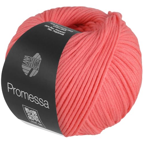 LANA GROSSA Promessa | Weich gefülltes Schlauchgarn aus Bio-Baumwolle und Polyamid | Handstrickgarn aus 70% Bio-Baumwolle & 30% Polyamid | 50g Wolle zum Stricken & Häkeln | 125m Garn FB3 LANA GROSSA Promessa | Weich gefülltes Schlauchgarn aus Bio-Baumwolle und Polyamid | Handstrickgarn aus 70% Bio-Baumwolle & 30% Polyamid | 50g Wolle zum Stricken & Häkeln | 125m Garn FB3 von Lana Grossa