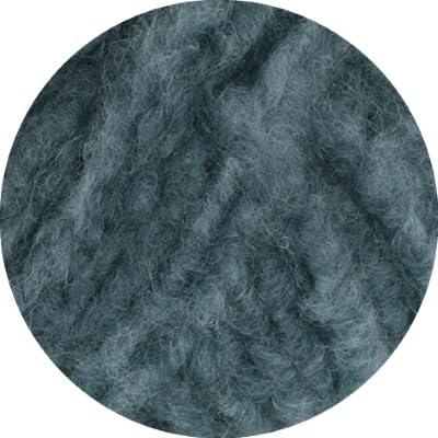 LANA GROSSA Royal Alpaca | Voluminöses Effektgarn aus den feinsten Alpaka Fasern | Handstrickgarn aus 93% Alpaka (Royal) & 7% Polyamid | 50g Wolle zum Stricken & Häkeln | 95m Garn FB 17 von Lana Grossa