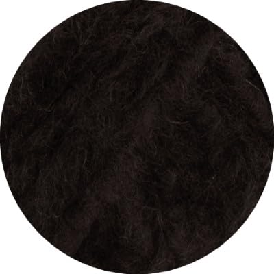 LANA GROSSA Royal Alpaca | Voluminöses Effektgarn aus den feinsten Alpaka Fasern | Handstrickgarn aus 93% Alpaka (Royal) & 7% Polyamid | 50g Wolle zum Stricken & Häkeln | 95m Garn FB 18 von Lana Grossa
