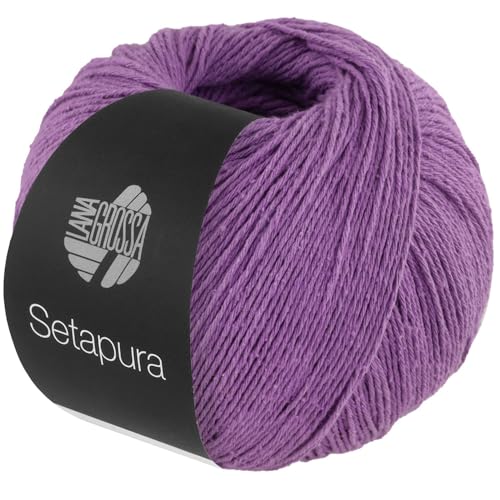 LANA GROSSA Setapura | Angenehm weiches, mattes Seidengarn | Handstrickgarn aus 100% Seide | 50g Wolle zum Stricken & Häkeln | 200m Garn FB7 LANA GROSSA Setapura | Angenehm weiches, mattes Seidengarn | Handstrickgarn aus 100% Seide | 50g Wolle zum Stricken & Häkeln | 200m Garn FB7 von Lana Grossa
