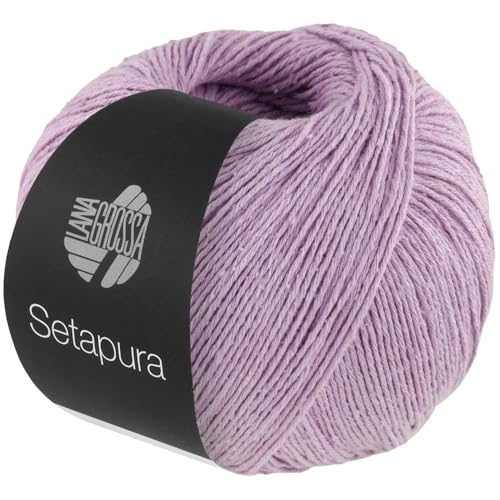 LANA GROSSA Setapura | Angenehm weiches, mattes Seidengarn | Handstrickgarn aus 100% Seide | 50g Wolle zum Stricken & Häkeln | 200m Garn LANA GROSSA Setapura | Angenehm weiches, mattes Seidengarn | Handstrickgarn aus 100% Seide | 50g Wolle zum Stricken & Häkeln | 200m Garn von Lana Grossa