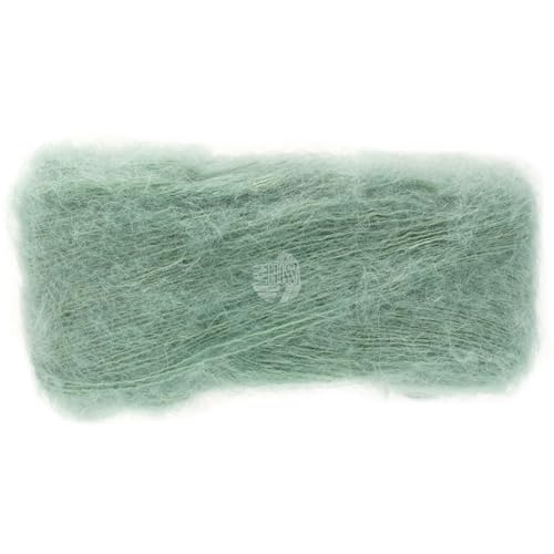 LANA GROSSA Setasuri | Feines Lace-Garn aus Suri-Alpakafasern mit Seide | Handstrickgarn aus 69% Alpaka (Suri) & 31% Seide | 25g Wolle zum Stricken & Häkeln | 212m Garn FB41 von Lana Grossa