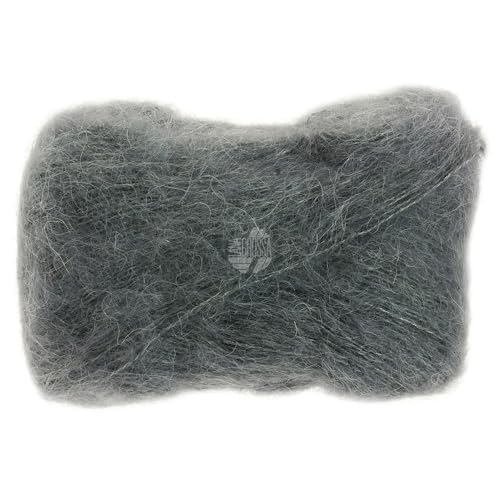 LANA GROSSA Setasuri | Feines Lace-Garn aus Suri-Alpakafasern mit Seide | Handstrickgarn aus 69% Alpaka (Suri) & 31% Seide | 25g Wolle zum Stricken & Häkeln | 212m Garn FB18 von Lana Grossa