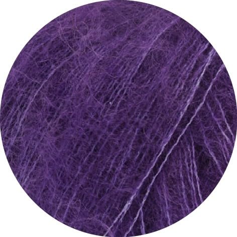LANA GROSSA Silkhair | Feines Lace-Garn aus Superkid Mohair mit Seide | Handstrickgarn aus 70% Mohair (Superkid) & 30% Seide | 25g Wolle zum Stricken & Häkeln | 210m Garn von Lana Grossa