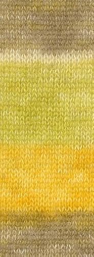 LANA GROSSA Silkhair Print | Feines Lace-Garn aus Superkid Mohair mit Seide | Handstrickgarn aus 70% Mohair (Superkid) & 30% Seide | 25g Wolle zum Stricken & Häkeln | 210m Garn FB 433 von Lana Grossa