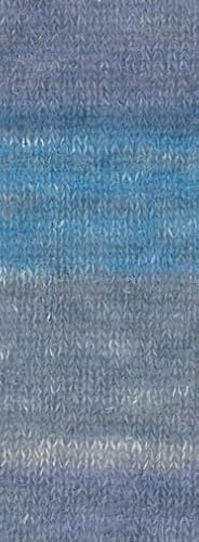 LANA GROSSA Silkhair Print | Feines Lace-Garn aus Superkid Mohair mit Seide | Handstrickgarn aus 70% Mohair (Superkid) & 30% Seide | 25g Wolle zum Stricken & Häkeln | 210m Garn FB 431 von Lana Grossa